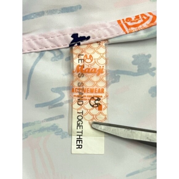 Maaji Size M Magical Protective Activewear Hooded Windbreaker Jacket Full Zip - Picture 7 of 11